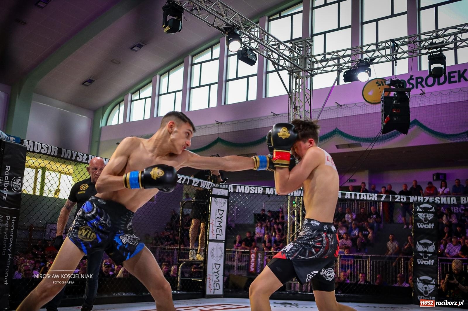 Zdjęcie w galerii na portalu naszraciborz.pl: Silesian MMA 26 i Walcz i Pomagaj 16 przyciągnęły tłumy. Rafako Arena wypełniła się do ostatniego miejsca wiadomości z regionu