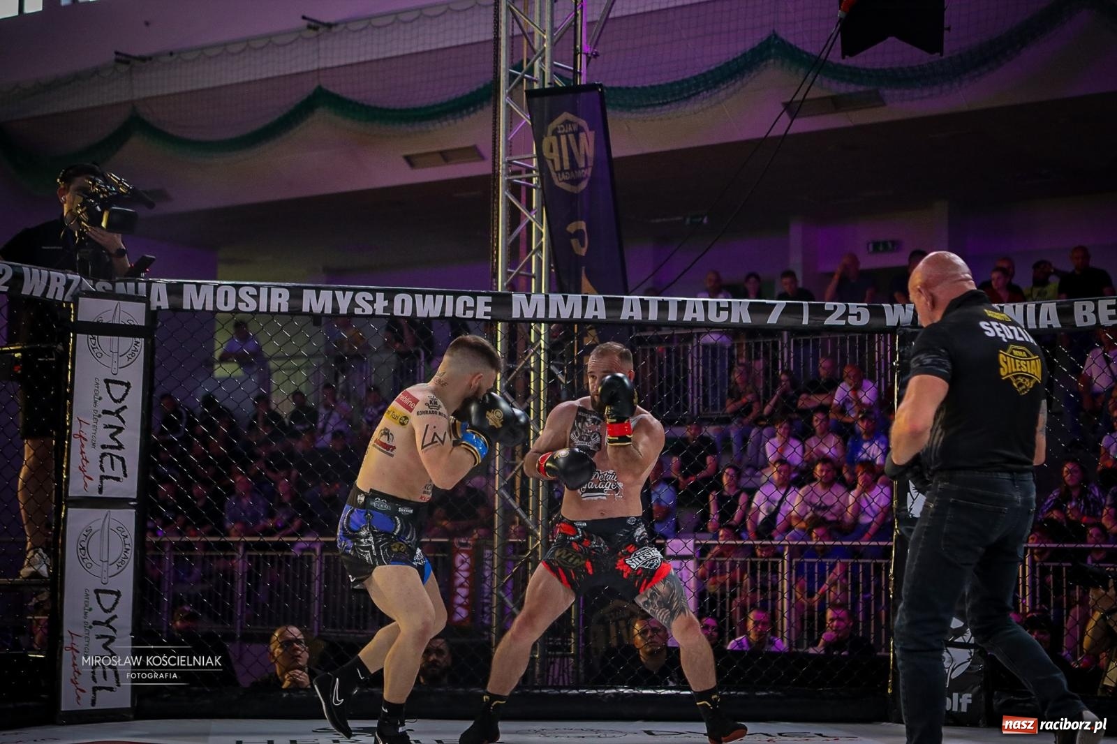 Zdjęcie w galerii na portalu naszraciborz.pl: Silesian MMA 26 i Walcz i Pomagaj 16 przyciągnęły tłumy. Rafako Arena wypełniła się do ostatniego miejsca wiadomości z regionu