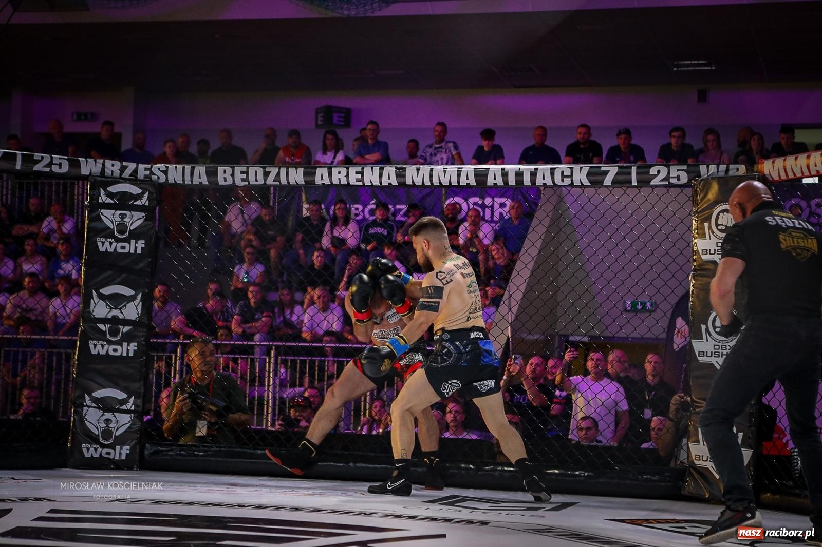 Zdjęcie w galerii na portalu naszraciborz.pl: Silesian MMA 26 i Walcz i Pomagaj 16 przyciągnęły tłumy. Rafako Arena wypełniła się do ostatniego miejsca wiadomości z regionu