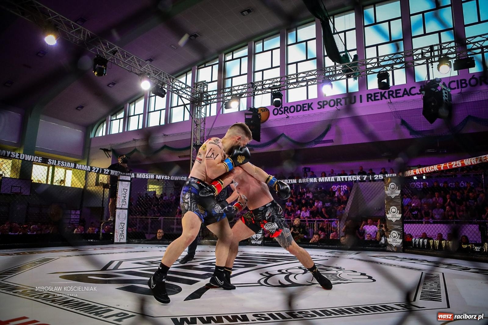 Zdjęcie w galerii na portalu naszraciborz.pl: Silesian MMA 26 i Walcz i Pomagaj 16 przyciągnęły tłumy. Rafako Arena wypełniła się do ostatniego miejsca wiadomości z regionu