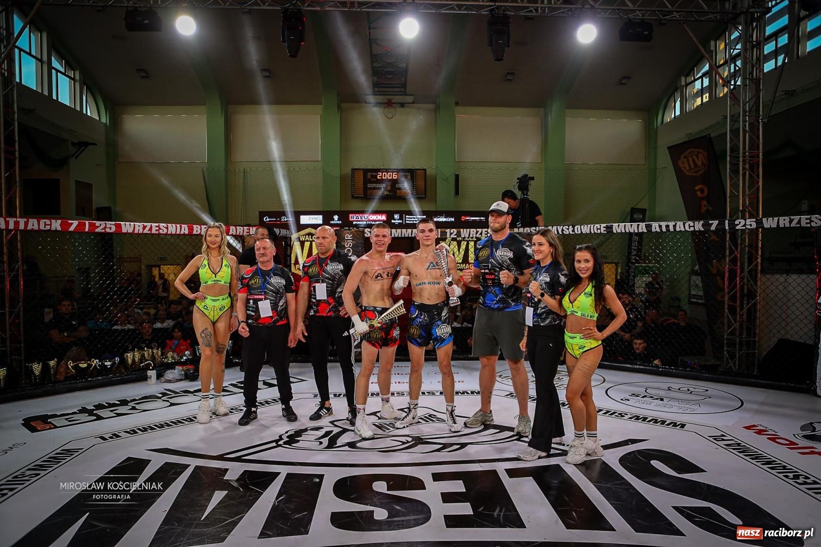Zdjęcie w galerii na portalu naszraciborz.pl: Silesian MMA 26 i Walcz i Pomagaj 16 przyciągnęły tłumy. Rafako Arena wypełniła się do ostatniego miejsca wiadomości z regionu