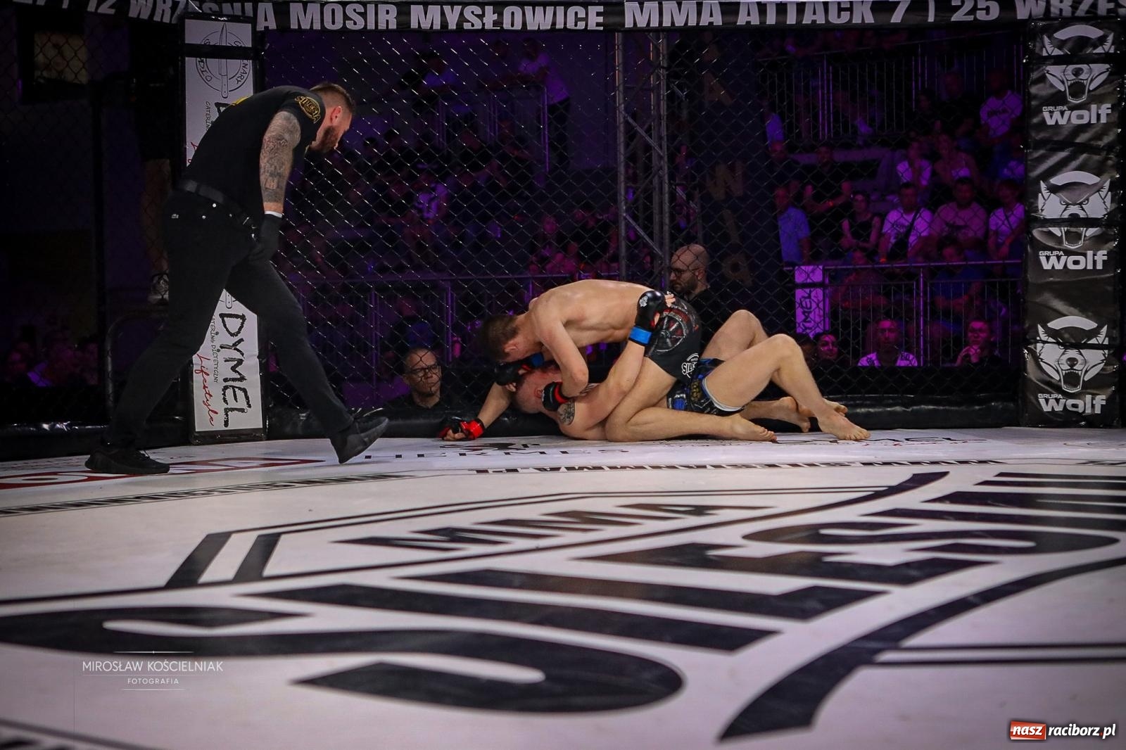 Zdjęcie w galerii na portalu naszraciborz.pl: Silesian MMA 26 i Walcz i Pomagaj 16 przyciągnęły tłumy. Rafako Arena wypełniła się do ostatniego miejsca wiadomości z regionu