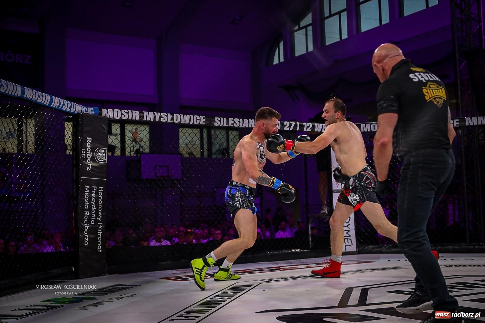 Zdjęcie w galerii na portalu naszraciborz.pl: Silesian MMA 26 i Walcz i Pomagaj 16 przyciągnęły tłumy. Rafako Arena wypełniła się do ostatniego miejsca wiadomości z regionu