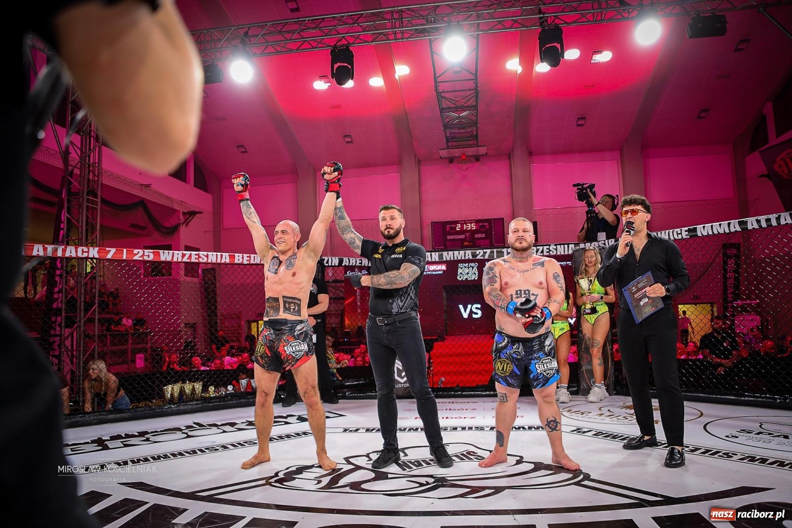 Zdjęcie w galerii na portalu naszraciborz.pl: Silesian MMA 26 i Walcz i Pomagaj 16 przyciągnęły tłumy. Rafako Arena wypełniła się do ostatniego miejsca wiadomości z regionu
