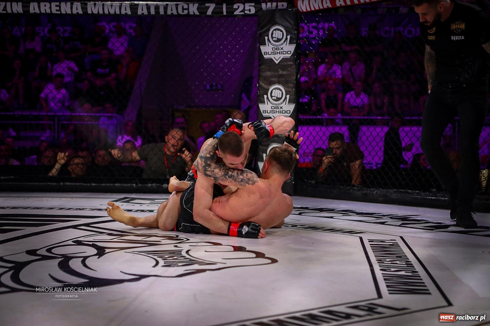 Zdjęcie w galerii na portalu naszraciborz.pl: Silesian MMA 26 i Walcz i Pomagaj 16 przyciągnęły tłumy. Rafako Arena wypełniła się do ostatniego miejsca wiadomości z regionu