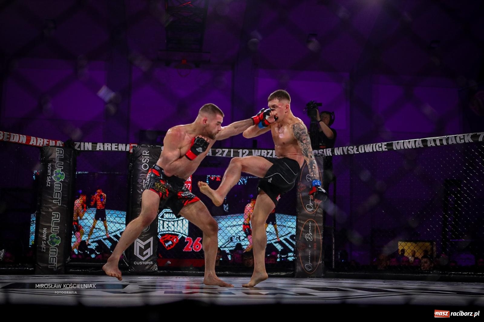 Zdjęcie w galerii na portalu naszraciborz.pl: Silesian MMA 26 i Walcz i Pomagaj 16 przyciągnęły tłumy. Rafako Arena wypełniła się do ostatniego miejsca wiadomości z regionu