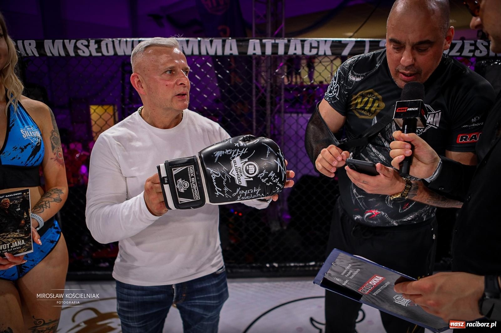 Zdjęcie w galerii na portalu naszraciborz.pl: Silesian MMA 26 i Walcz i Pomagaj 16 przyciągnęły tłumy. Rafako Arena wypełniła się do ostatniego miejsca wiadomości z regionu