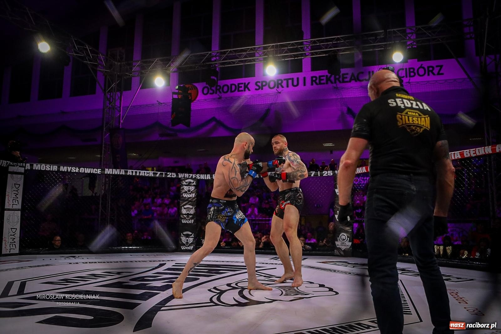 Zdjęcie w galerii na portalu naszraciborz.pl: Silesian MMA 26 i Walcz i Pomagaj 16 przyciągnęły tłumy. Rafako Arena wypełniła się do ostatniego miejsca wiadomości z regionu