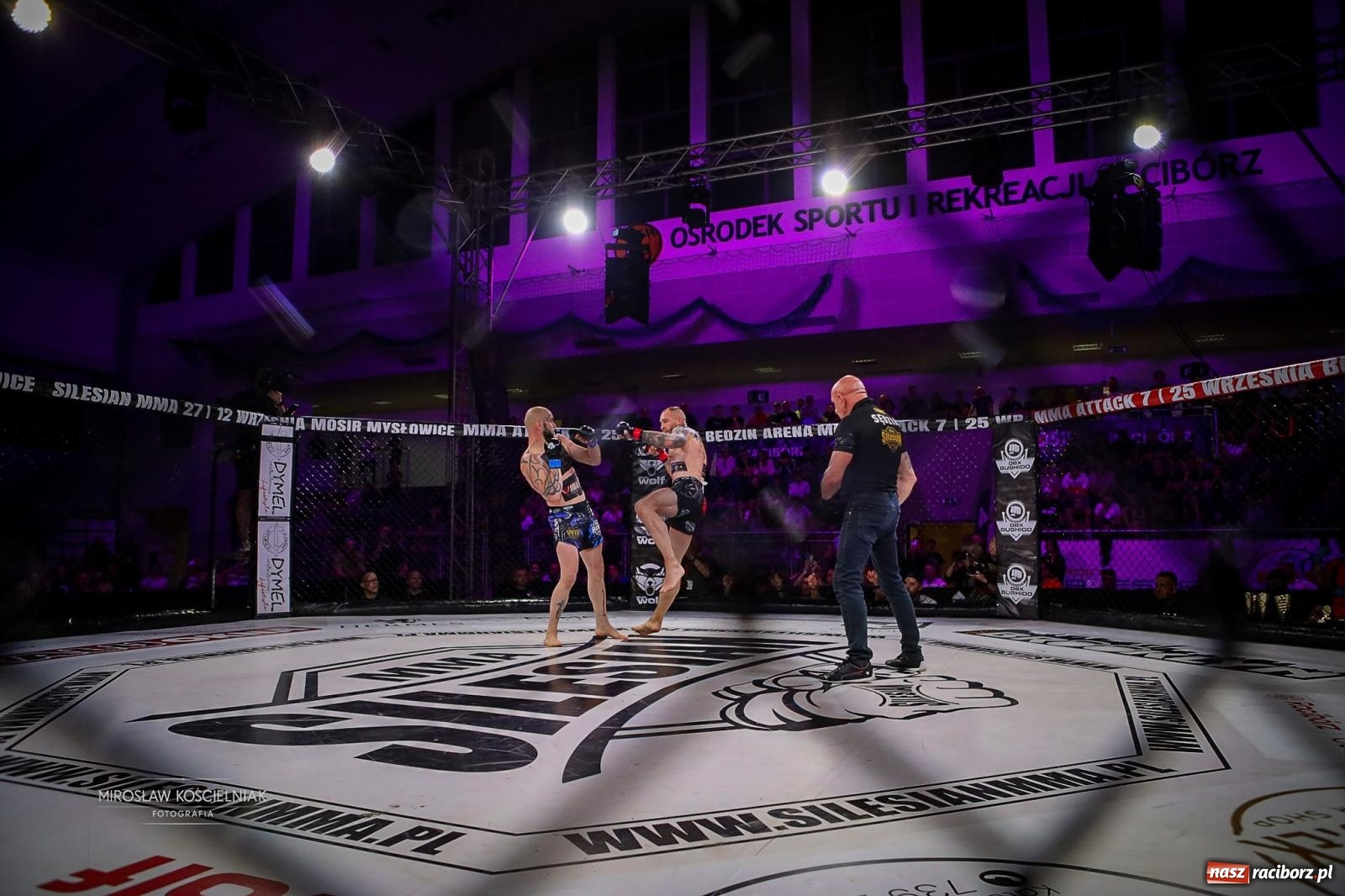 Zdjęcie w galerii na portalu naszraciborz.pl: Silesian MMA 26 i Walcz i Pomagaj 16 przyciągnęły tłumy. Rafako Arena wypełniła się do ostatniego miejsca wiadomości z regionu
