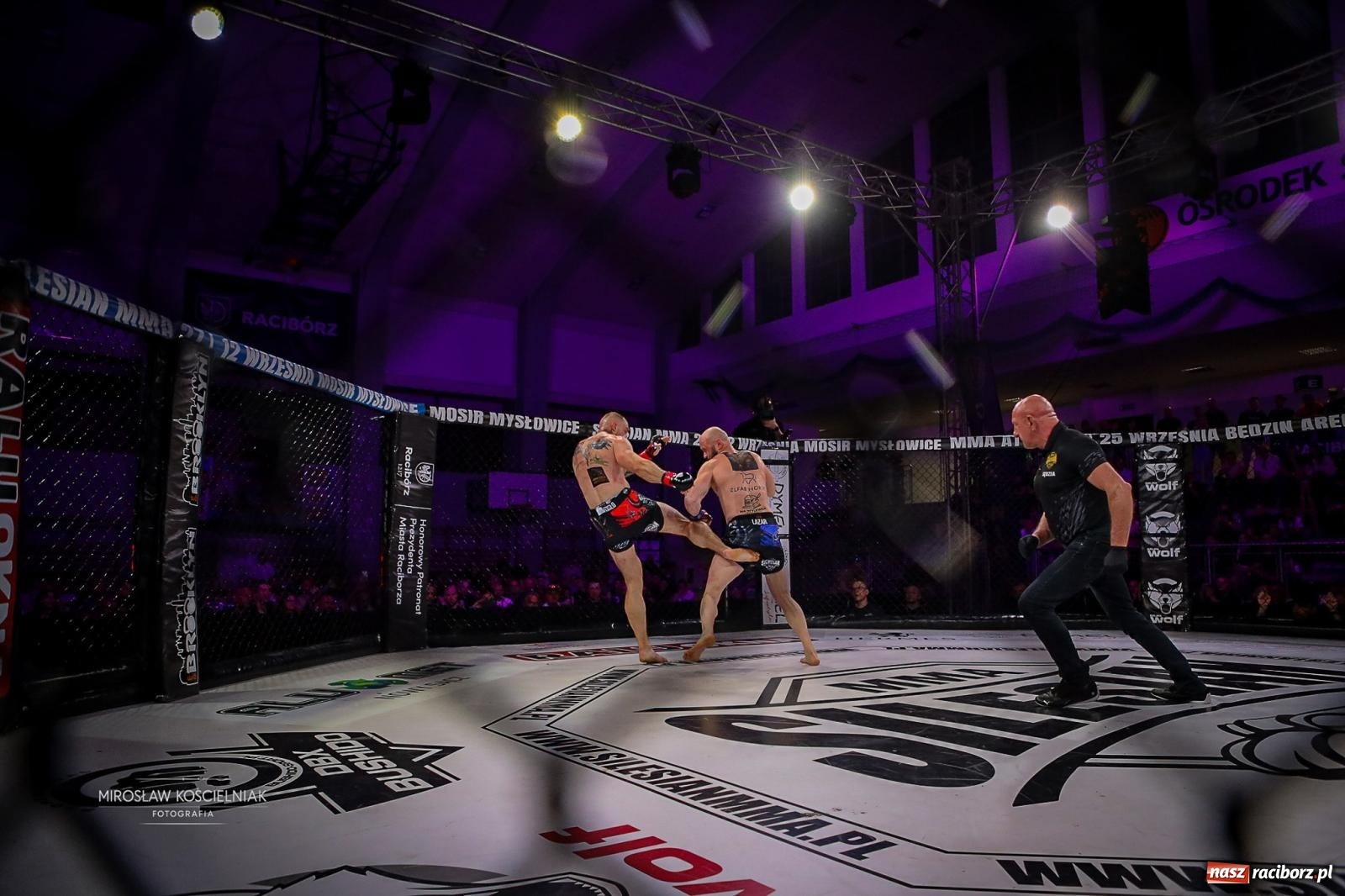 Zdjęcie w galerii na portalu naszraciborz.pl: Silesian MMA 26 i Walcz i Pomagaj 16 przyciągnęły tłumy. Rafako Arena wypełniła się do ostatniego miejsca wiadomości z regionu