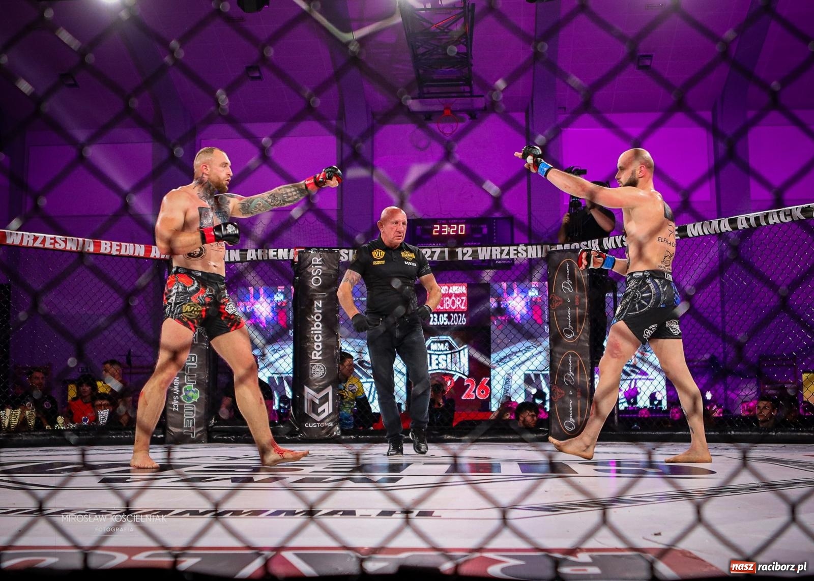 Zdjęcie w galerii na portalu naszraciborz.pl: Silesian MMA 26 i Walcz i Pomagaj 16 przyciągnęły tłumy. Rafako Arena wypełniła się do ostatniego miejsca wiadomości z regionu
