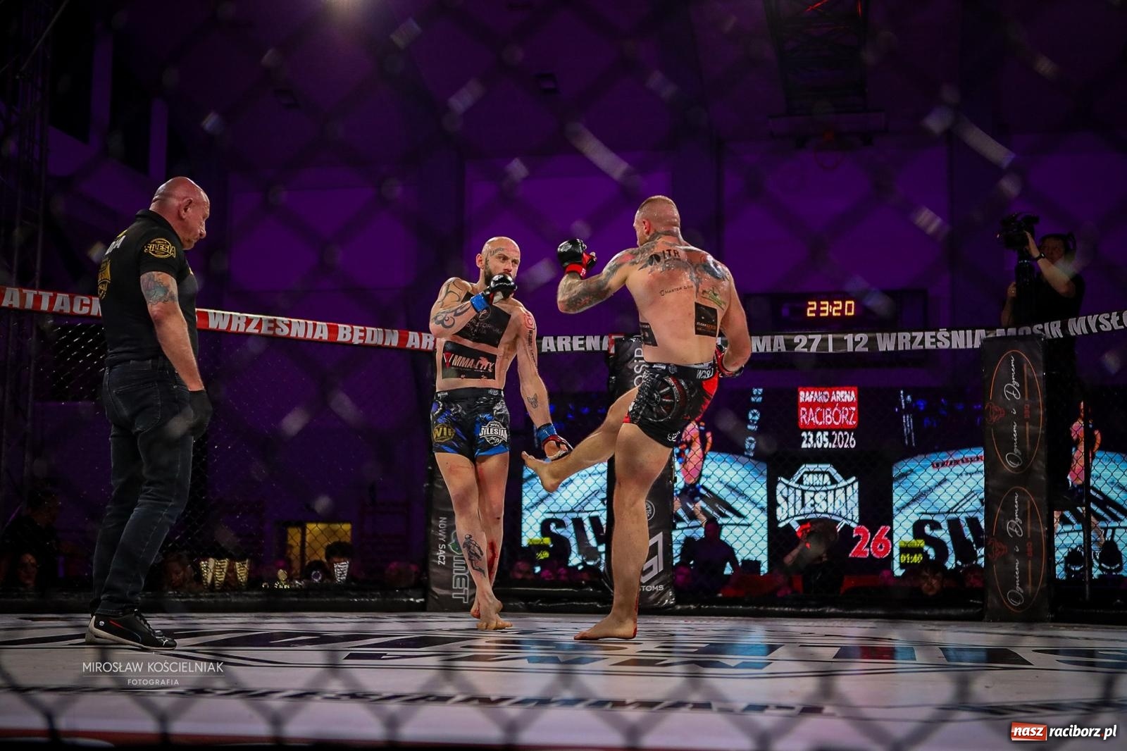 Zdjęcie w galerii na portalu naszraciborz.pl: Silesian MMA 26 i Walcz i Pomagaj 16 przyciągnęły tłumy. Rafako Arena wypełniła się do ostatniego miejsca wiadomości z regionu