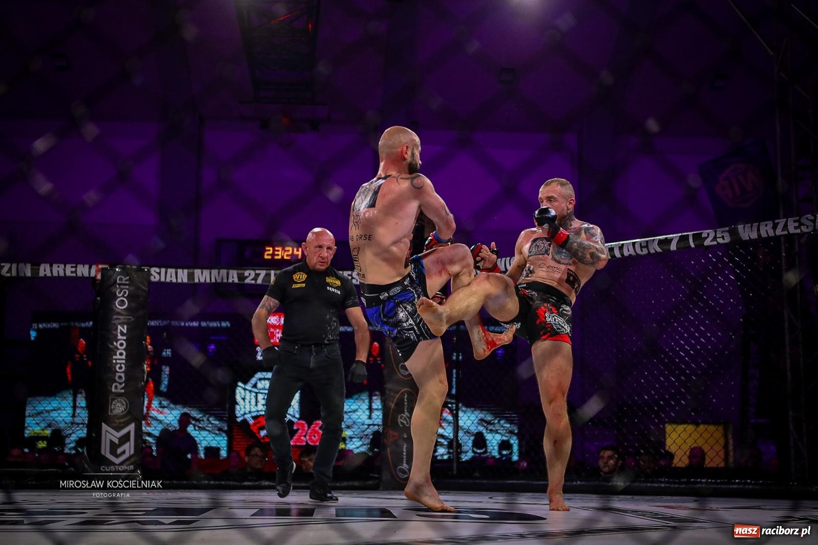 Zdjęcie w galerii na portalu naszraciborz.pl: Silesian MMA 26 i Walcz i Pomagaj 16 przyciągnęły tłumy. Rafako Arena wypełniła się do ostatniego miejsca wiadomości z regionu