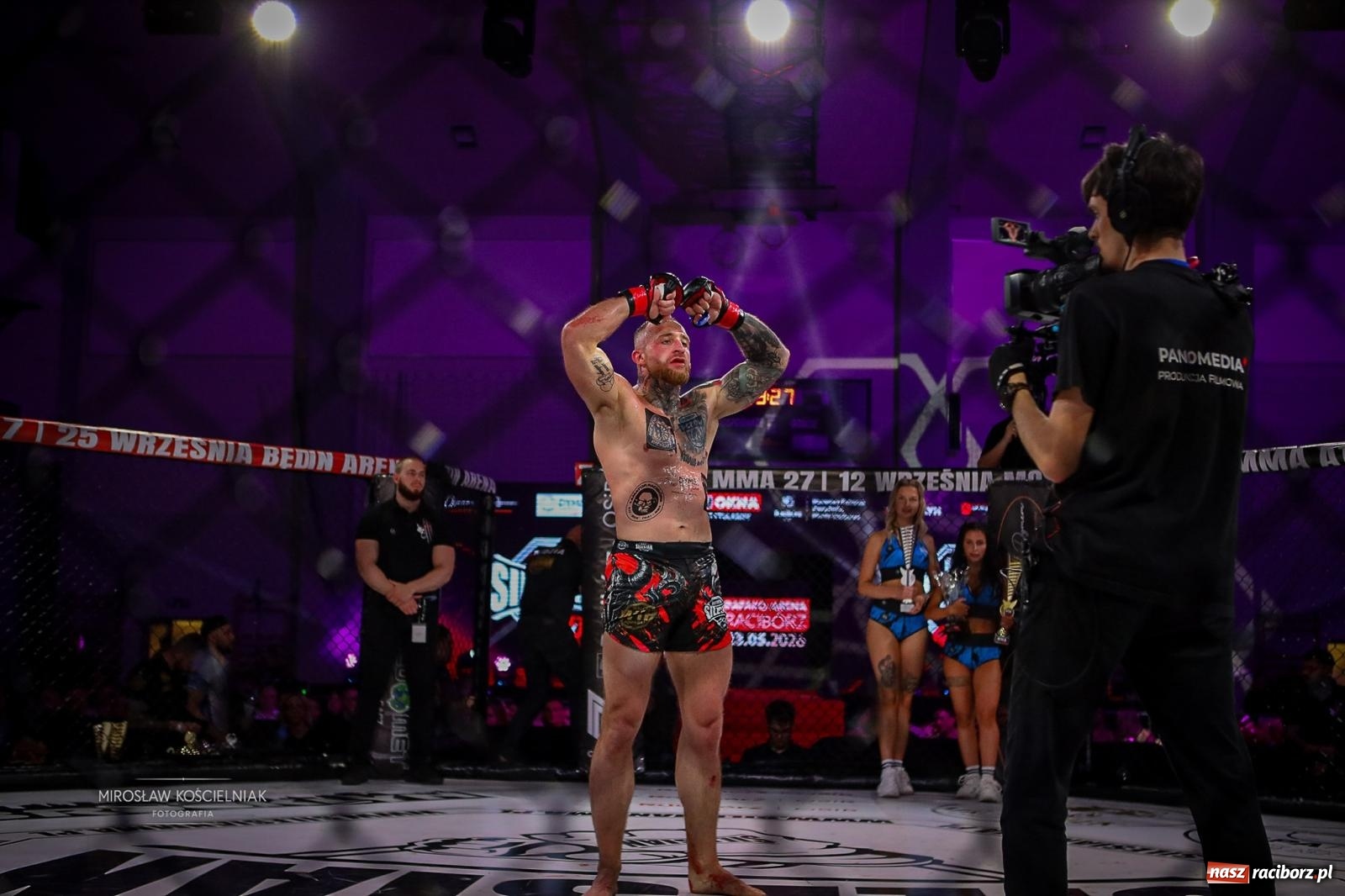 Zdjęcie w galerii na portalu naszraciborz.pl: Silesian MMA 26 i Walcz i Pomagaj 16 przyciągnęły tłumy. Rafako Arena wypełniła się do ostatniego miejsca wiadomości z regionu