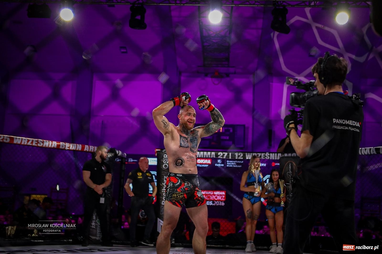Zdjęcie w galerii na portalu naszraciborz.pl: Silesian MMA 26 i Walcz i Pomagaj 16 przyciągnęły tłumy. Rafako Arena wypełniła się do ostatniego miejsca wiadomości z regionu