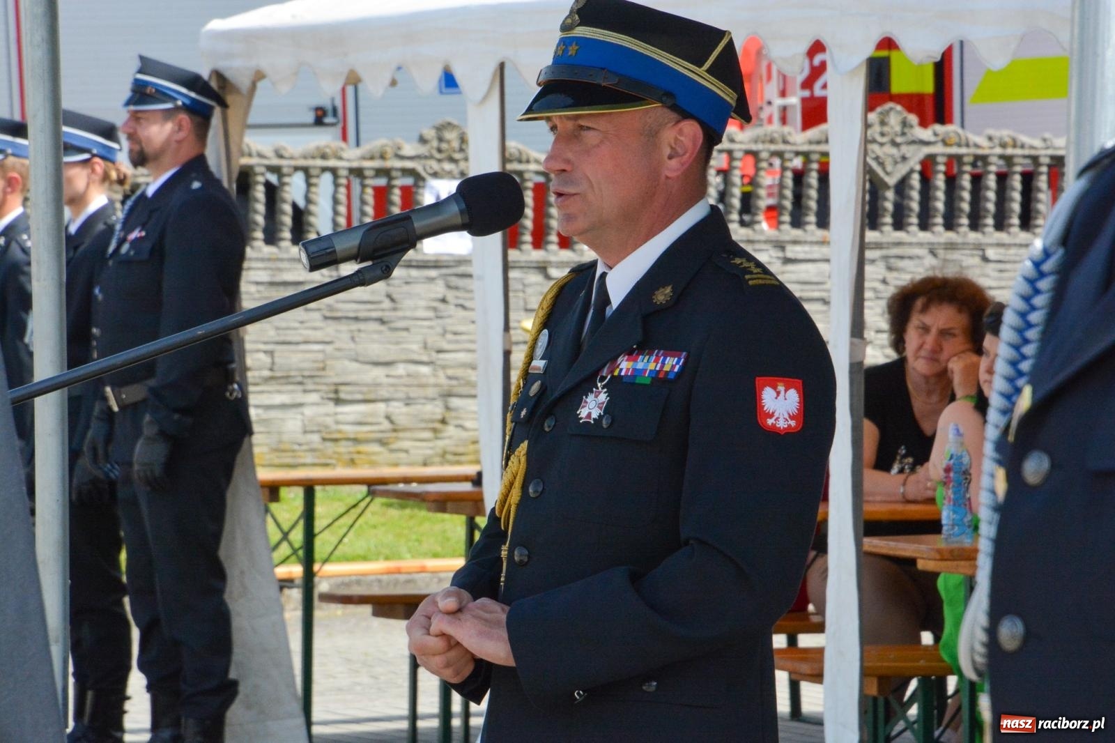 Zdjęcie w galerii na portalu naszraciborz.pl: Nowy wóz dla OSP Rudnik poświęcony i przekazany. Uroczystość połączono z obchodami Dnia Strażaka wiadomości z regionu