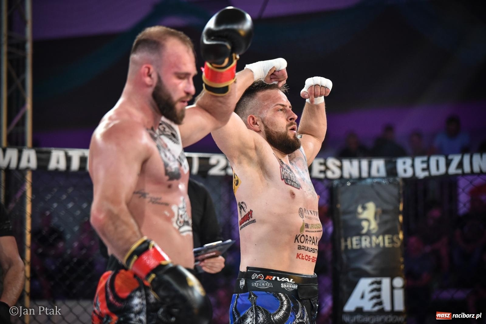 Zdjęcie w galerii na portalu naszraciborz.pl: Silesian MMA 26 i Walcz i Pomagaj 16 na BIS! Komplet publiczności i powrót dużej gali MMA do Raciborza wiadomości z regionu