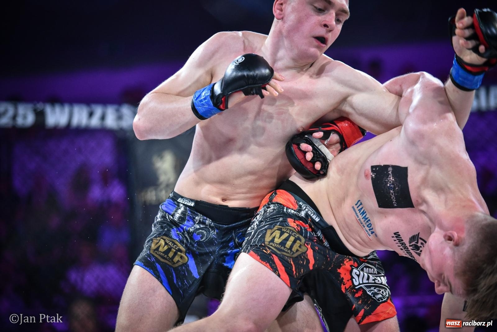 Zdjęcie w galerii na portalu naszraciborz.pl: Silesian MMA 26 i Walcz i Pomagaj 16 na BIS! Komplet publiczności i powrót dużej gali MMA do Raciborza wiadomości z regionu