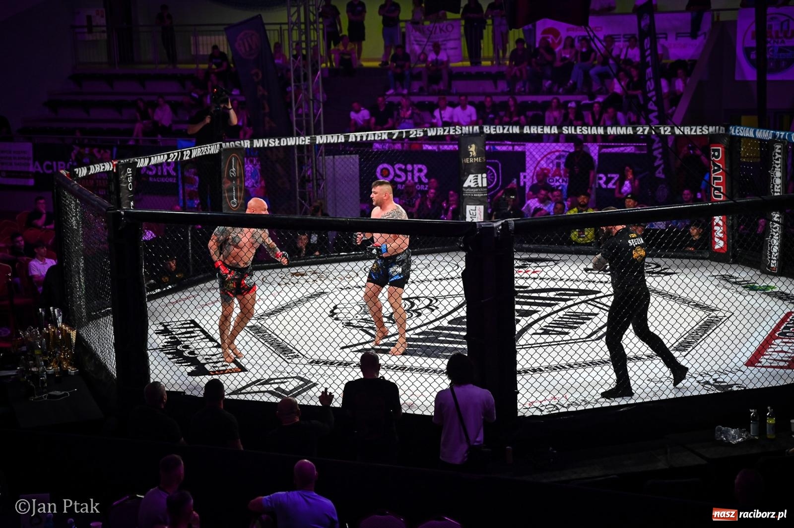 Zdjęcie w galerii na portalu naszraciborz.pl: Silesian MMA 26 i Walcz i Pomagaj 16 na BIS! Komplet publiczności i powrót dużej gali MMA do Raciborza wiadomości z regionu