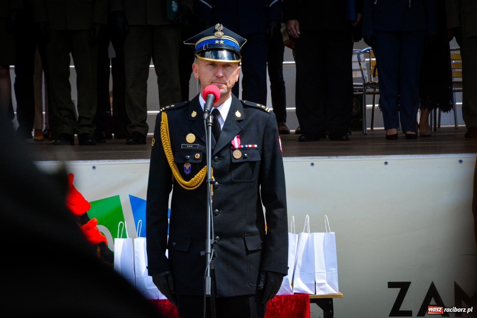 Zdjęcie w galerii na portalu naszraciborz.pl: Strażacy powiatu raciborskiego świętowali na Zamku Piastowskim w Raciborzu [FOTO i WIDEO] wiadomości z regionu