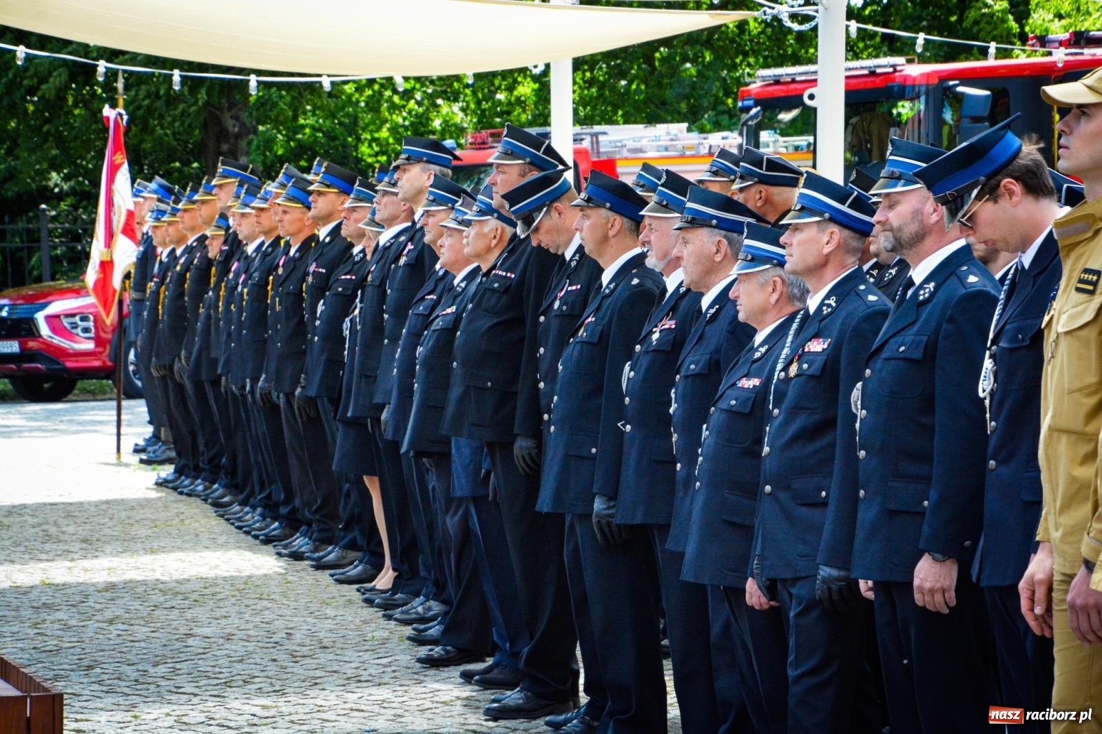 Zdjęcie w galerii na portalu naszraciborz.pl: Strażacy powiatu raciborskiego świętowali na Zamku Piastowskim w Raciborzu [FOTO i WIDEO] wiadomości z regionu