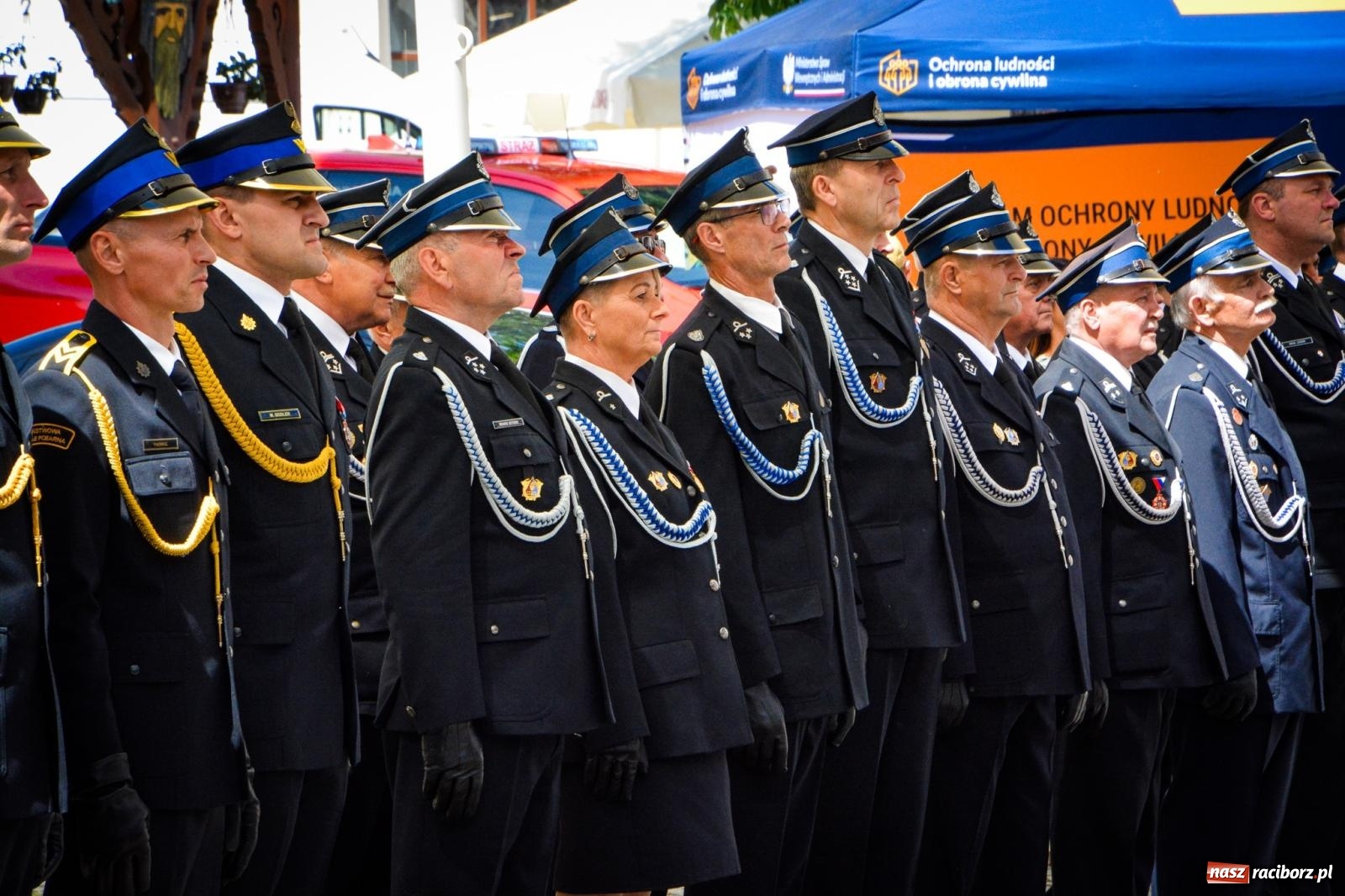 Zdjęcie w galerii na portalu naszraciborz.pl: Strażacy powiatu raciborskiego świętowali na Zamku Piastowskim w Raciborzu [FOTO i WIDEO] wiadomości z regionu