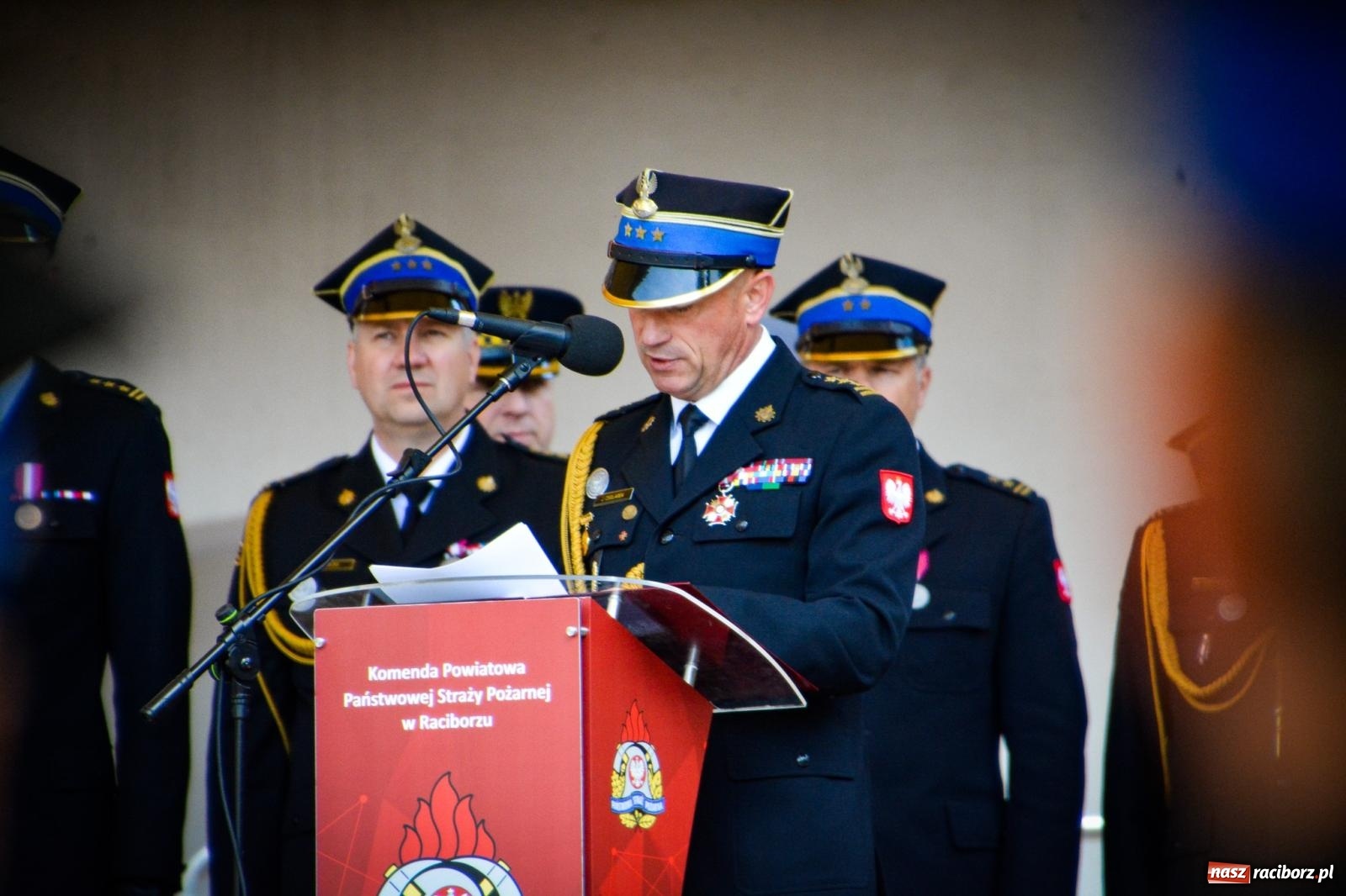 Zdjęcie w galerii na portalu naszraciborz.pl: Strażacy powiatu raciborskiego świętowali na Zamku Piastowskim w Raciborzu [FOTO i WIDEO] wiadomości z regionu