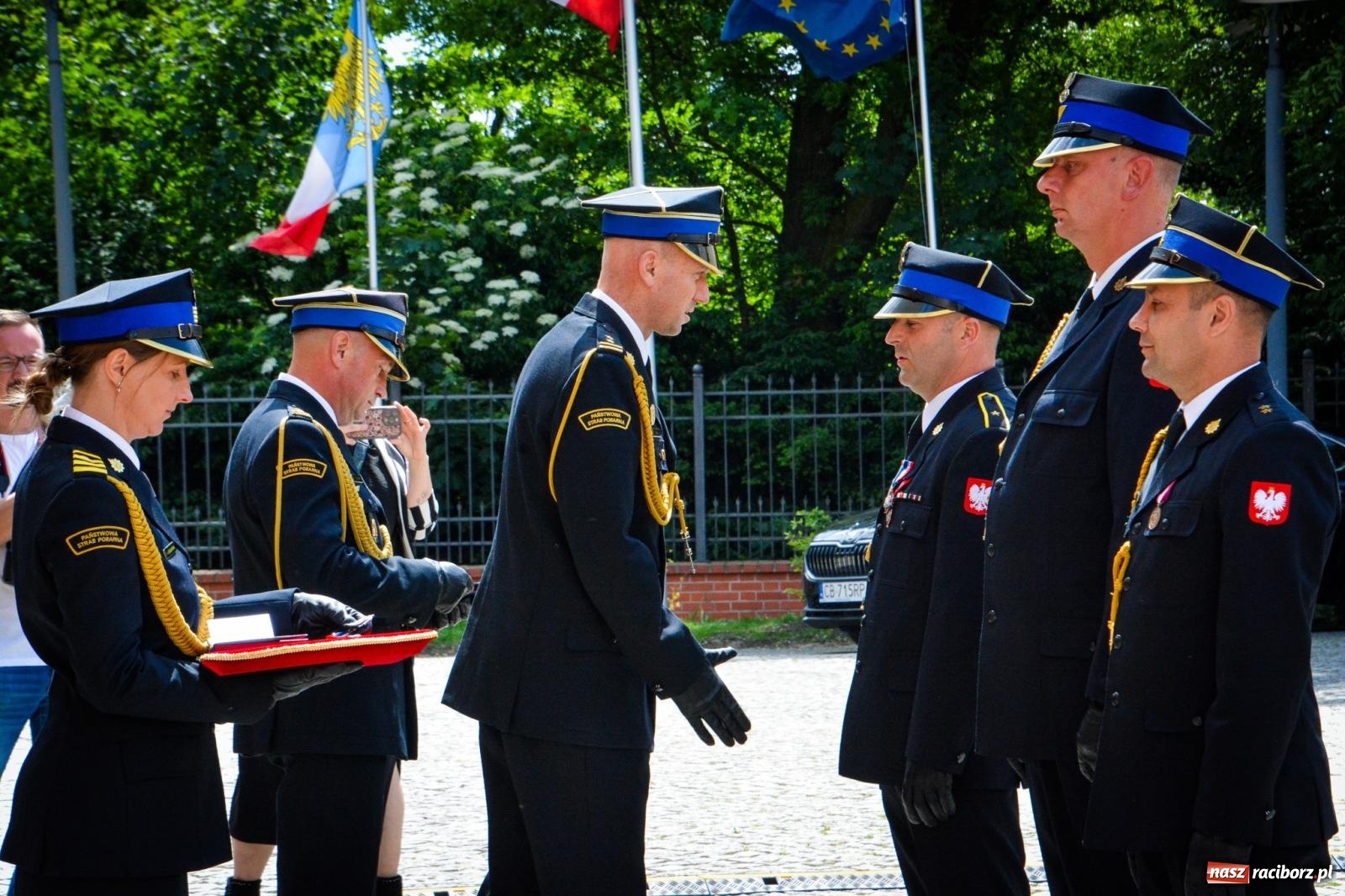 Zdjęcie w galerii na portalu naszraciborz.pl: Strażacy powiatu raciborskiego świętowali na Zamku Piastowskim w Raciborzu [FOTO i WIDEO] wiadomości z regionu