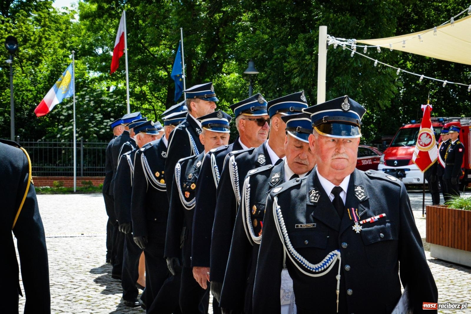 Zdjęcie w galerii na portalu naszraciborz.pl: Strażacy powiatu raciborskiego świętowali na Zamku Piastowskim w Raciborzu [FOTO i WIDEO] wiadomości z regionu