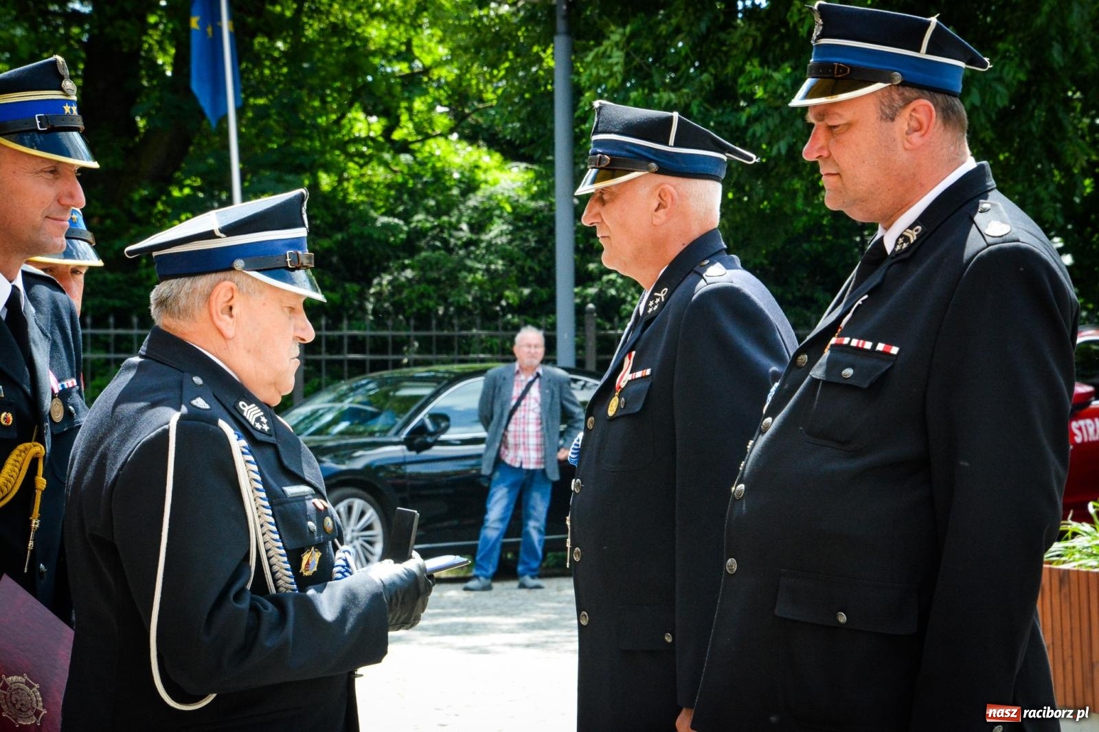 Zdjęcie w galerii na portalu naszraciborz.pl: Strażacy powiatu raciborskiego świętowali na Zamku Piastowskim w Raciborzu [FOTO i WIDEO] wiadomości z regionu