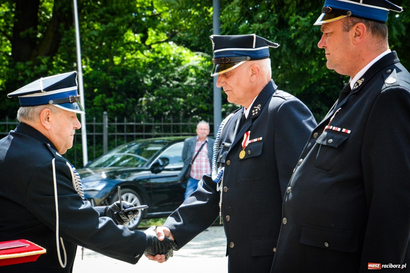 Zdjęcie w galerii na portalu naszraciborz.pl: Strażacy powiatu raciborskiego świętowali na Zamku Piastowskim w Raciborzu [FOTO i WIDEO] wiadomości z regionu