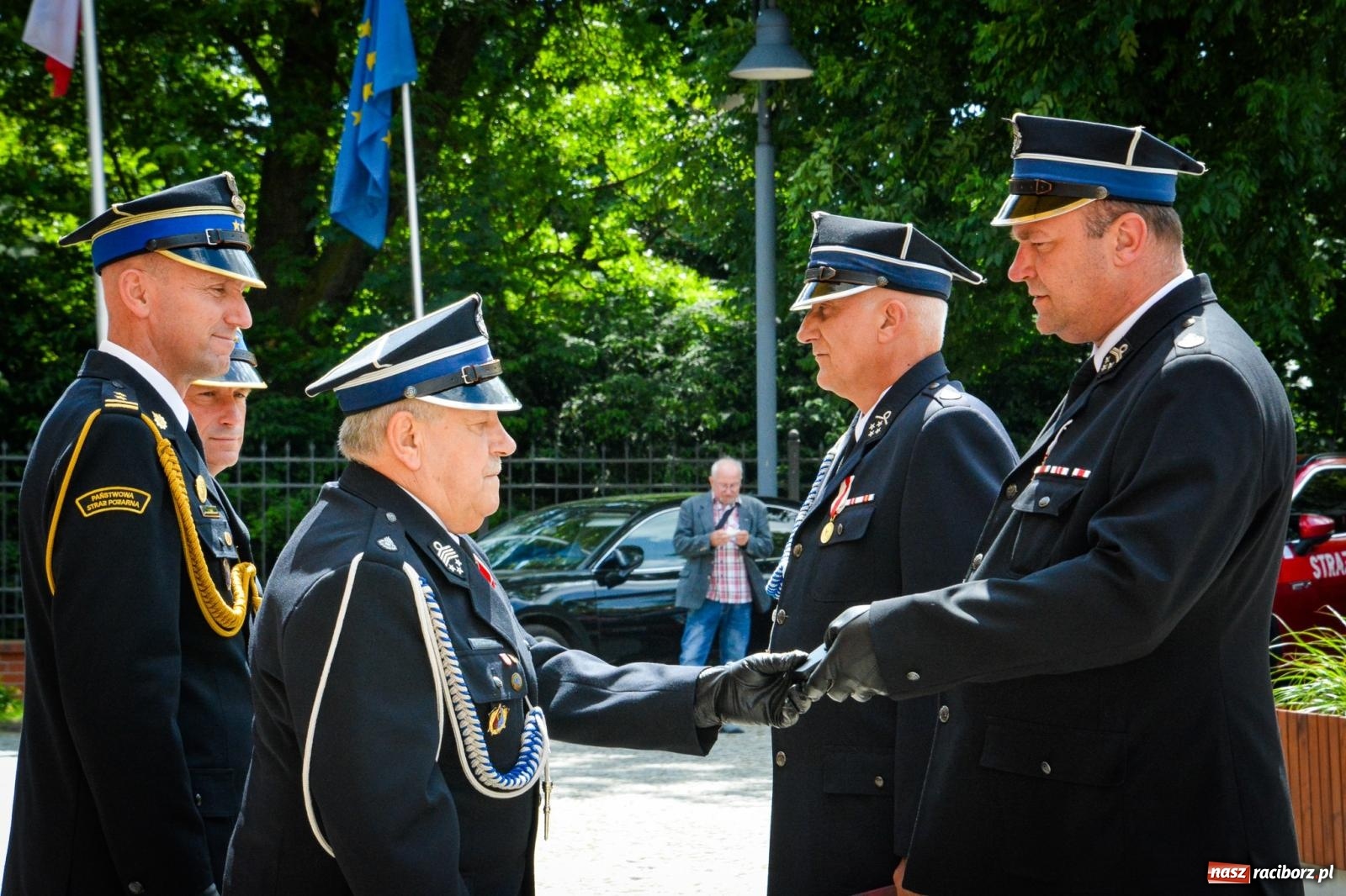 Zdjęcie w galerii na portalu naszraciborz.pl: Strażacy powiatu raciborskiego świętowali na Zamku Piastowskim w Raciborzu [FOTO i WIDEO] wiadomości z regionu