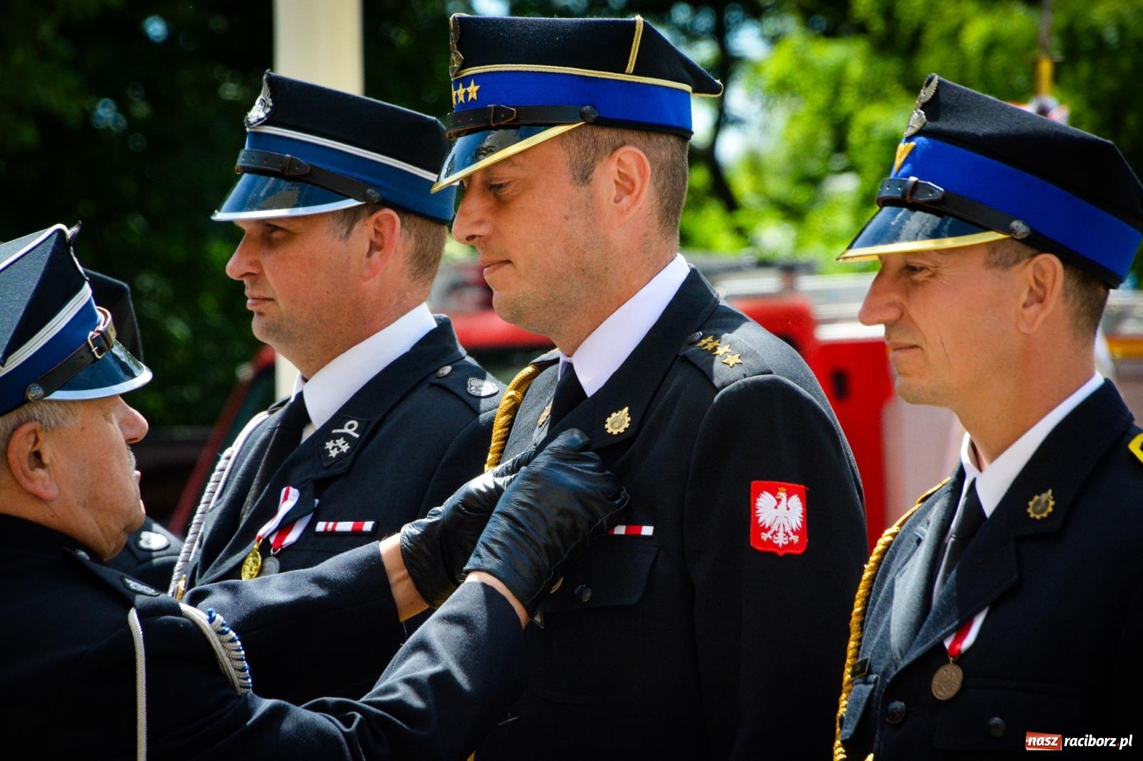 Zdjęcie w galerii na portalu naszraciborz.pl: Strażacy powiatu raciborskiego świętowali na Zamku Piastowskim w Raciborzu [FOTO i WIDEO] wiadomości z regionu