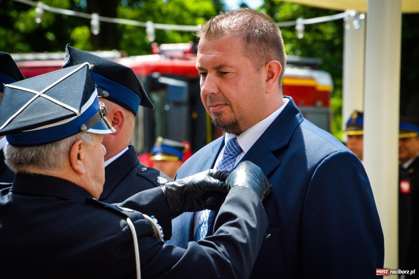 Zdjęcie w galerii na portalu naszraciborz.pl: Strażacy powiatu raciborskiego świętowali na Zamku Piastowskim w Raciborzu [FOTO i WIDEO] wiadomości z regionu