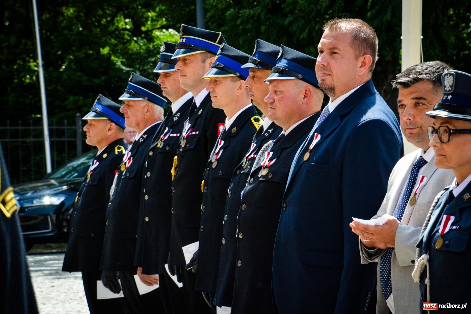 Zdjęcie w galerii na portalu naszraciborz.pl: Strażacy powiatu raciborskiego świętowali na Zamku Piastowskim w Raciborzu [FOTO i WIDEO] wiadomości z regionu