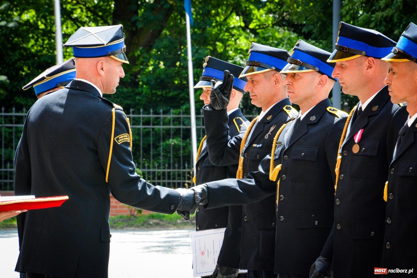 Zdjęcie w galerii na portalu naszraciborz.pl: Strażacy powiatu raciborskiego świętowali na Zamku Piastowskim w Raciborzu [FOTO i WIDEO] wiadomości z regionu