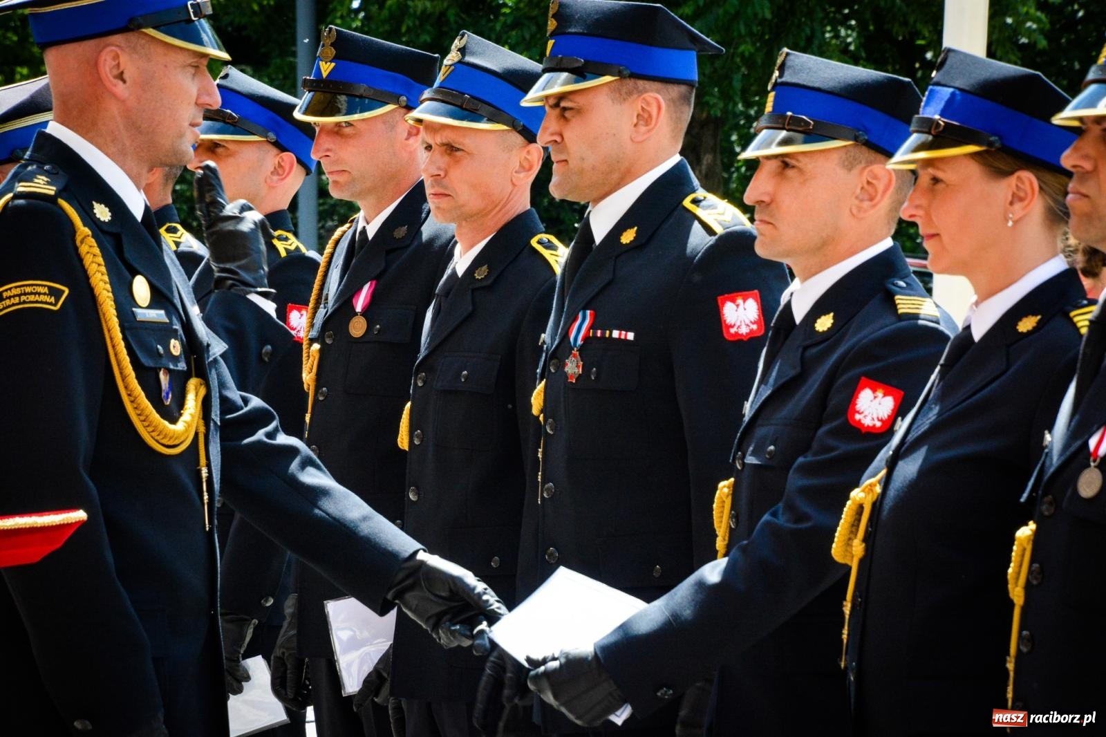 Zdjęcie w galerii na portalu naszraciborz.pl: Strażacy powiatu raciborskiego świętowali na Zamku Piastowskim w Raciborzu [FOTO i WIDEO] wiadomości z regionu