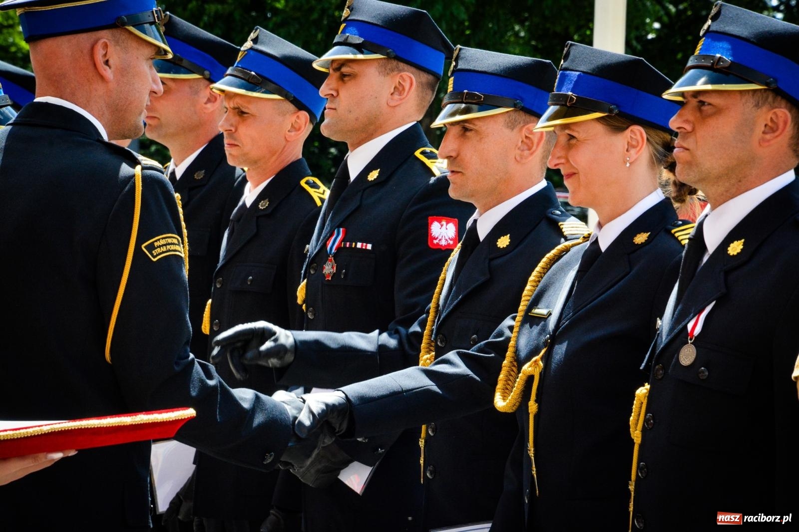 Zdjęcie w galerii na portalu naszraciborz.pl: Strażacy powiatu raciborskiego świętowali na Zamku Piastowskim w Raciborzu [FOTO i WIDEO] wiadomości z regionu