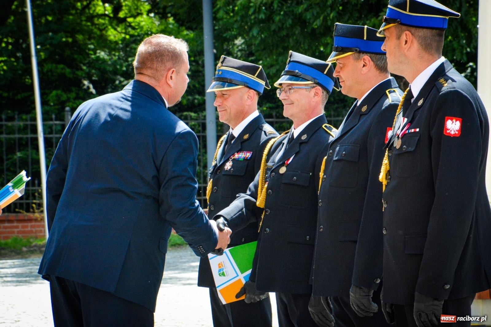 Zdjęcie w galerii na portalu naszraciborz.pl: Strażacy powiatu raciborskiego świętowali na Zamku Piastowskim w Raciborzu [FOTO i WIDEO] wiadomości z regionu