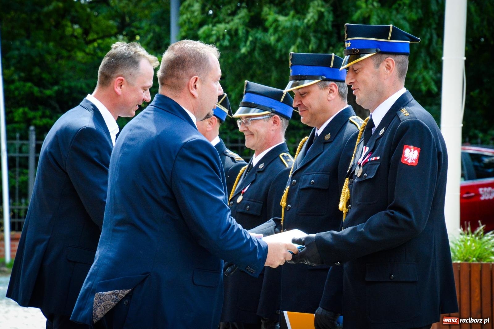 Zdjęcie w galerii na portalu naszraciborz.pl: Strażacy powiatu raciborskiego świętowali na Zamku Piastowskim w Raciborzu [FOTO i WIDEO] wiadomości z regionu