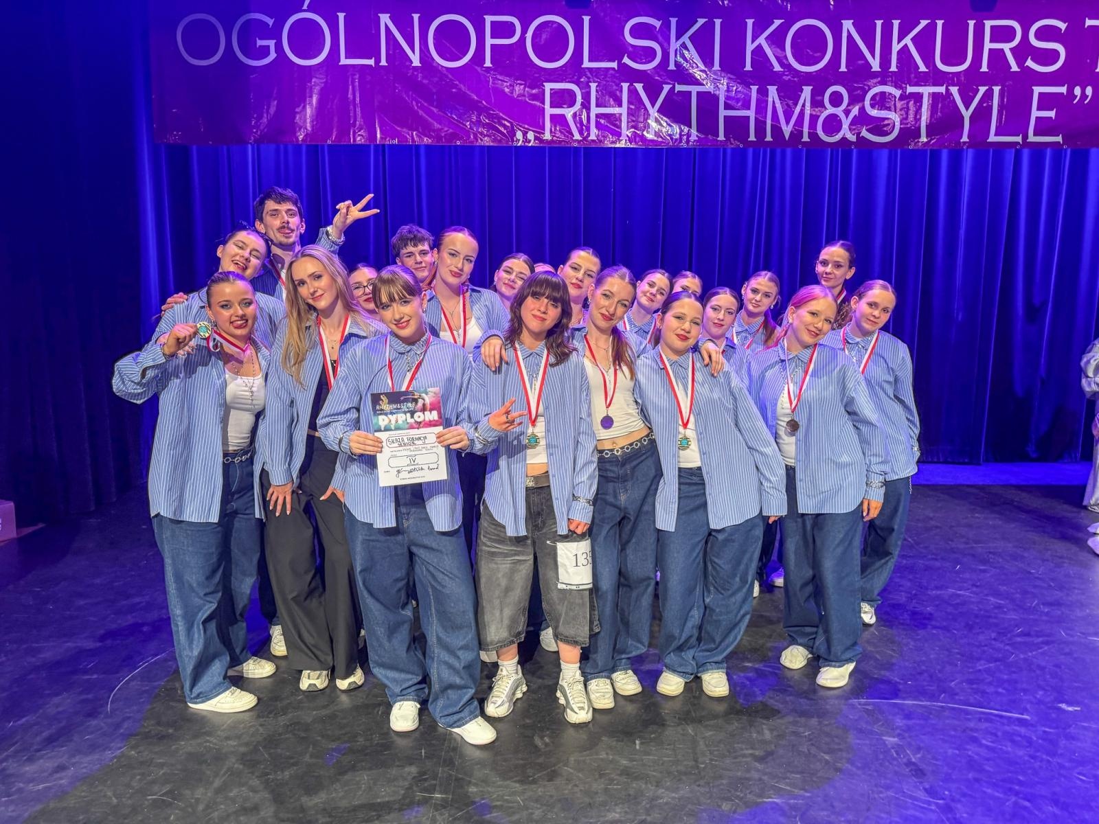Zdjęcie w galerii na portalu naszraciborz.pl: Tancerze SKAZY z medalami na ogólnopolskich zawodach Rhythm & Style wiadomości z regionu