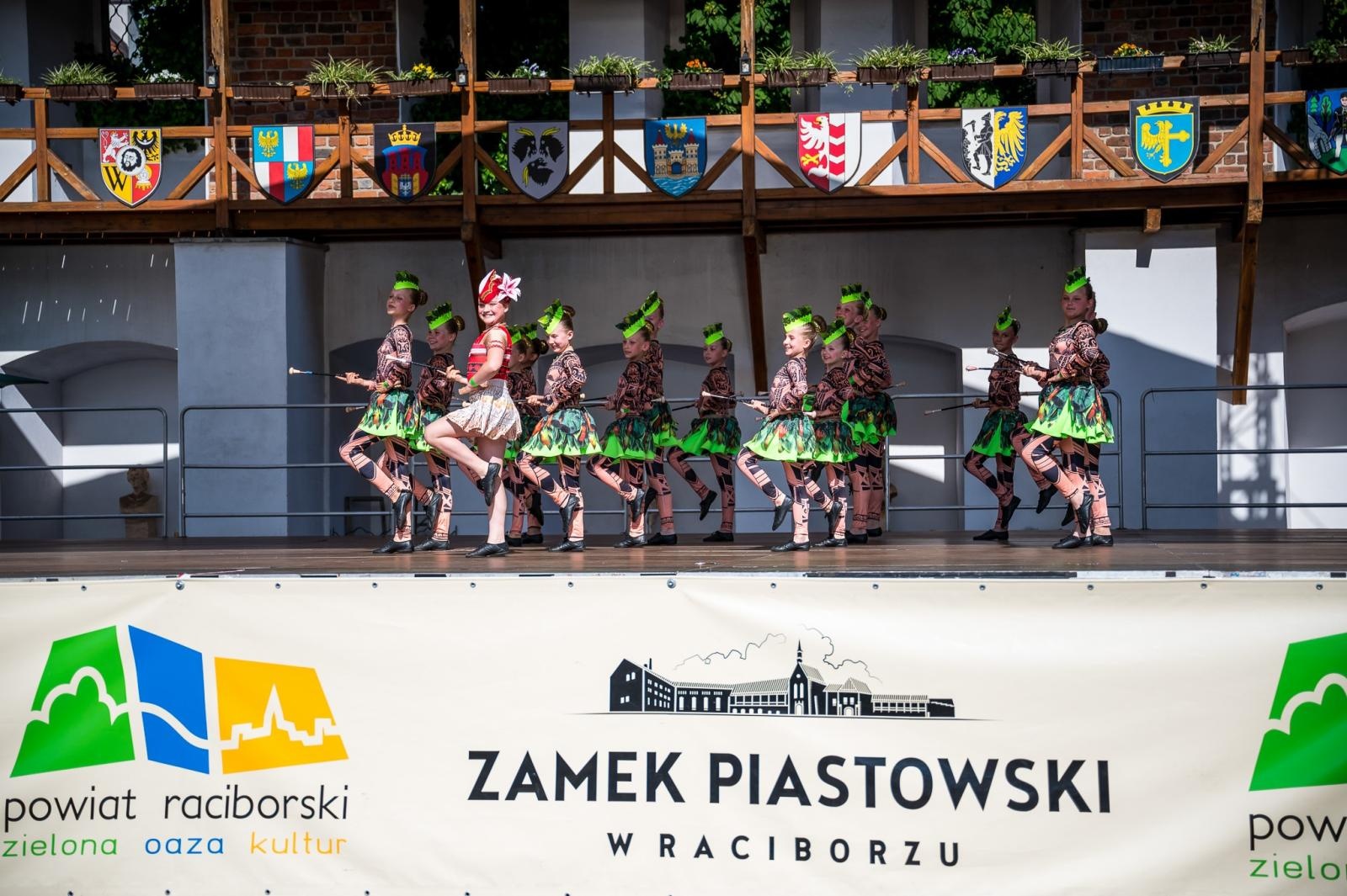 Zdjęcie w galerii na portalu naszraciborz.pl: Turniej Sportu Mażoretkowego na Zamku Piastowskim w Raciborzu [FOTO i WIDEO] wiadomości z regionu