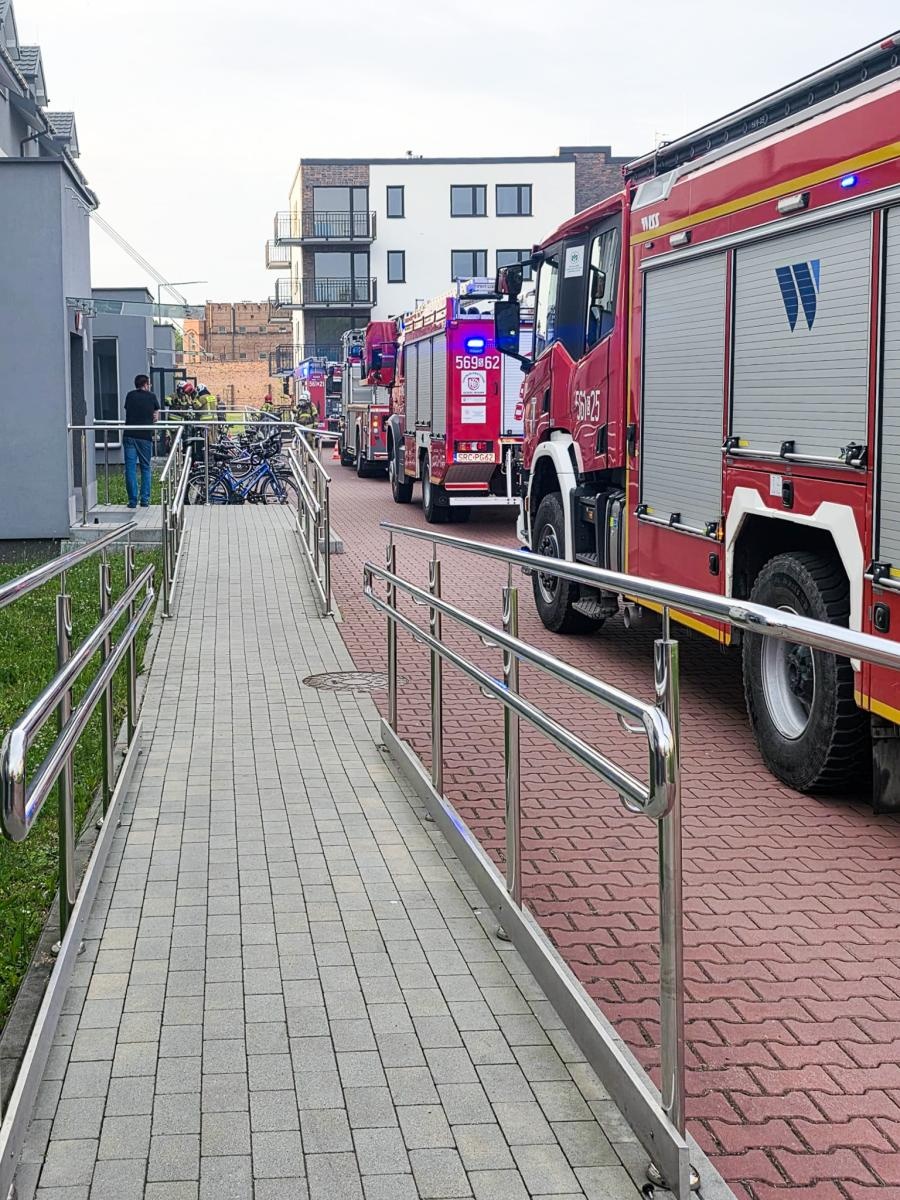 Zdjęcie w galerii na portalu naszraciborz.pl: Pożar w piwnicy bloku i zalana szkoła. Pracowity początek czerwca dla strażaków wiadomości z regionu