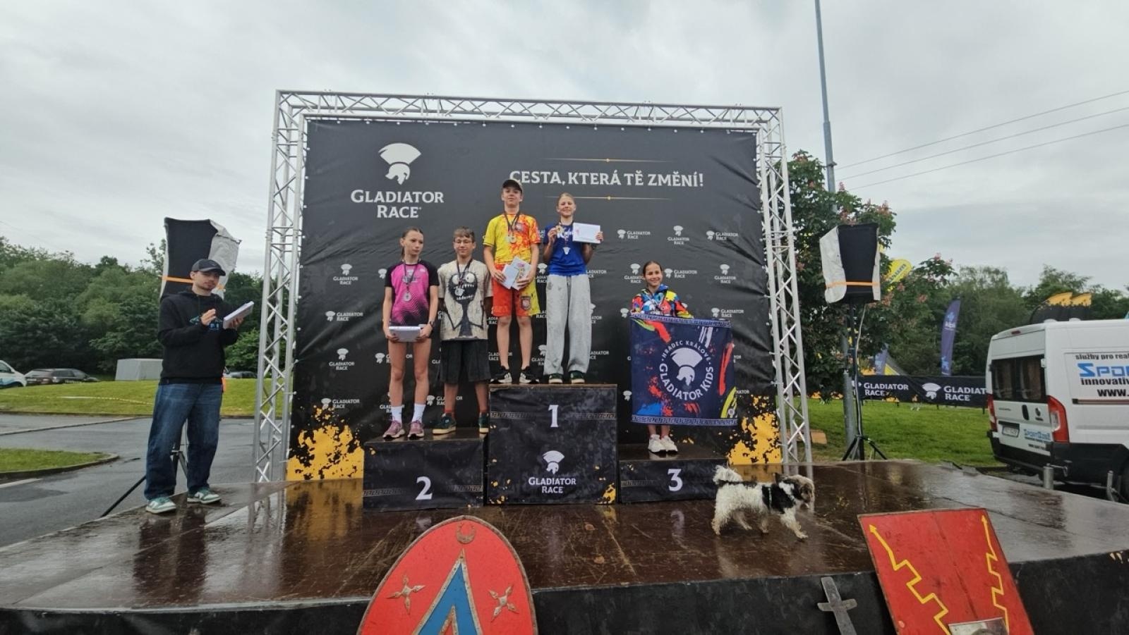 Zdjęcie w galerii na portalu naszraciborz.pl: Dwa medale Raciborków OCR na Gladiator Race w Ostrawie wiadomości z regionu
