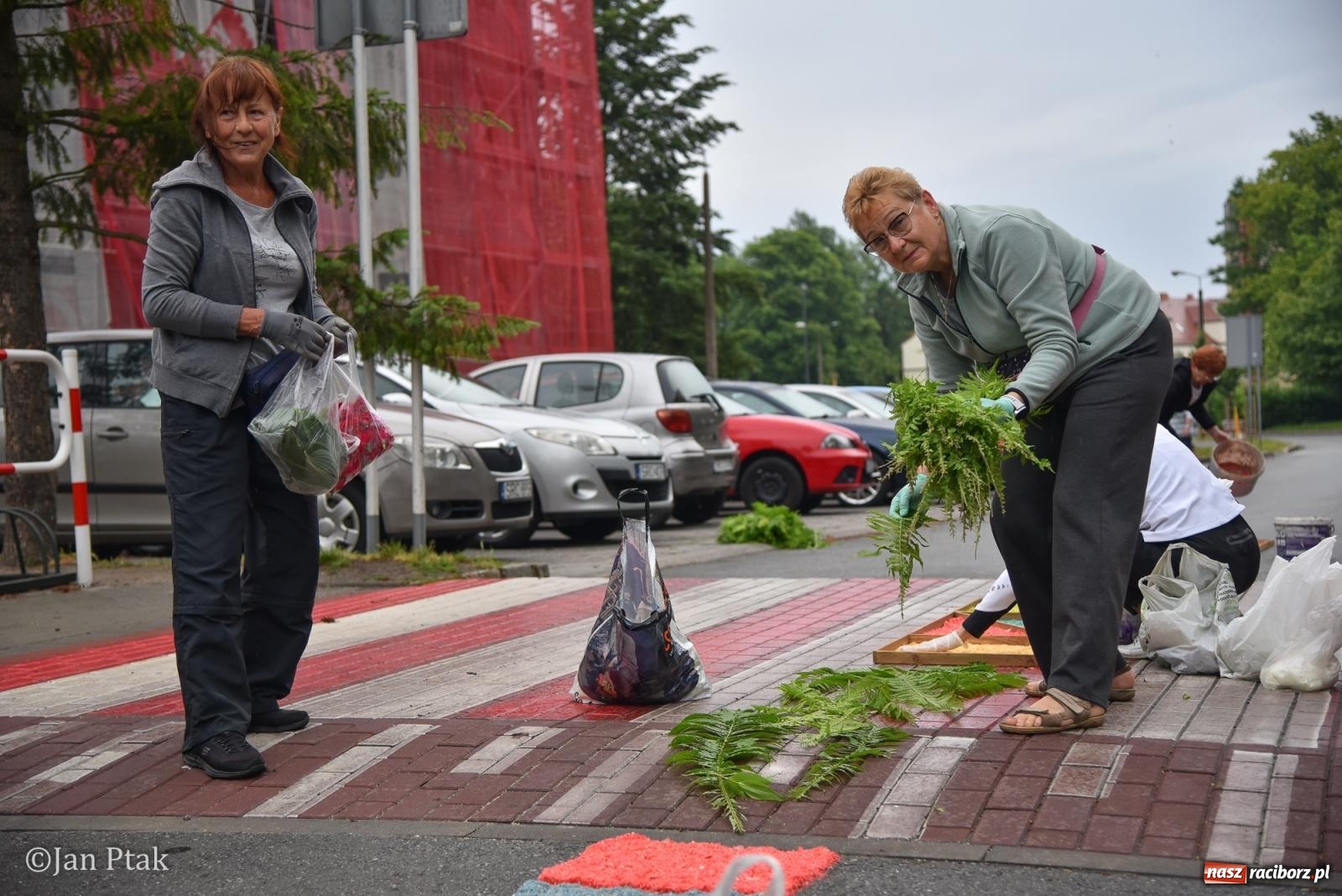 Zdjęcie w galerii na portalu naszraciborz.pl: Przygotowania do procesji Bożego Ciała w parafiach NSPJ i Matki Bożej [FOTO] wiadomości z regionu
