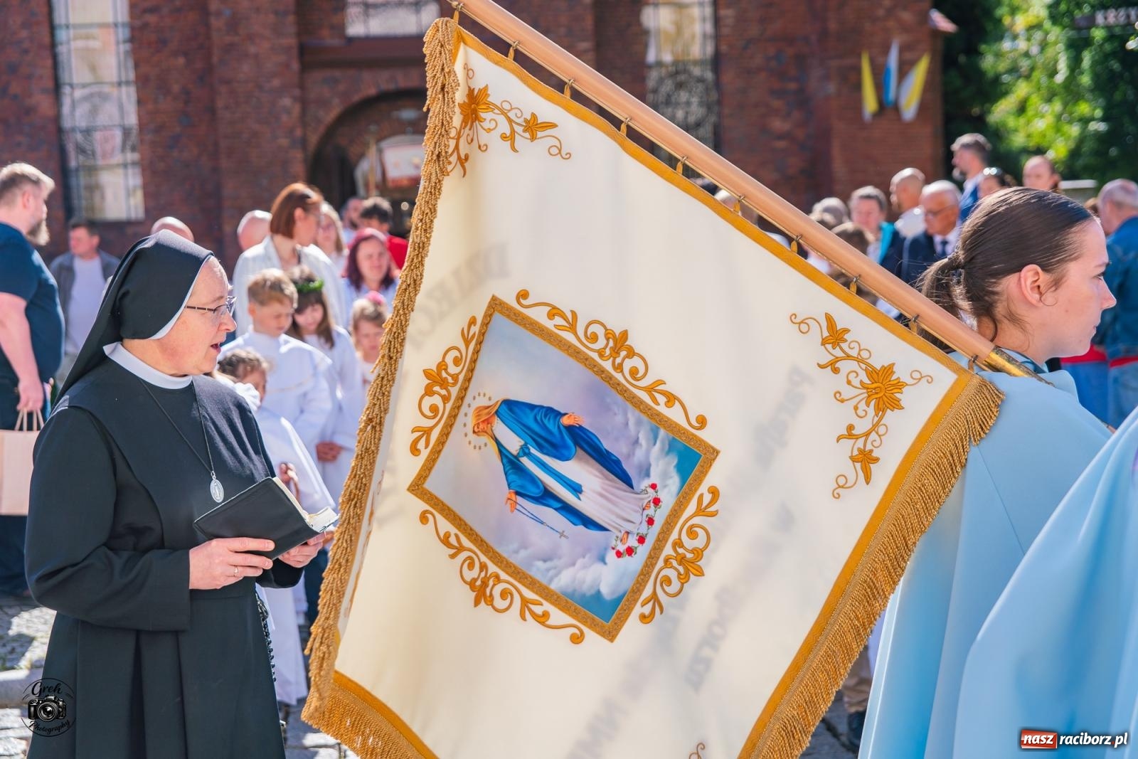 Zdjęcie w galerii na portalu naszraciborz.pl: Procesja Bożego Ciała przeszła ulicami parafii WNMP [FOTO i WIDEO] wiadomości z regionu