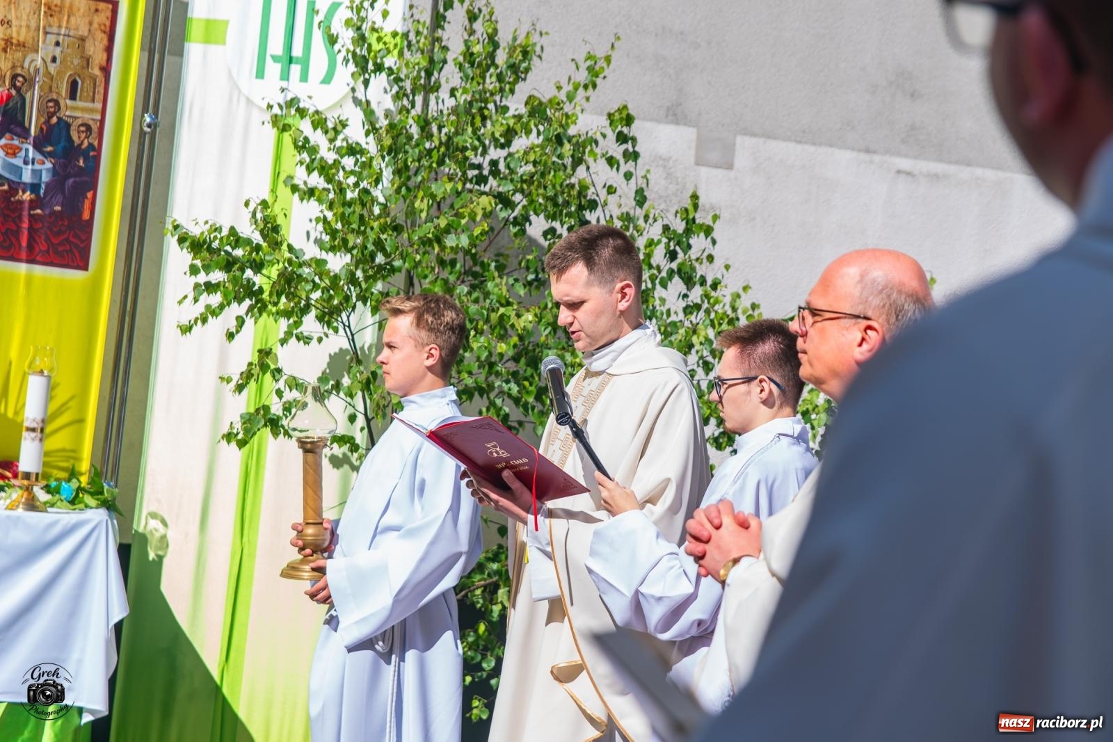 Zdjęcie w galerii na portalu naszraciborz.pl: Procesja Bożego Ciała przeszła ulicami parafii WNMP [FOTO i WIDEO] wiadomości z regionu