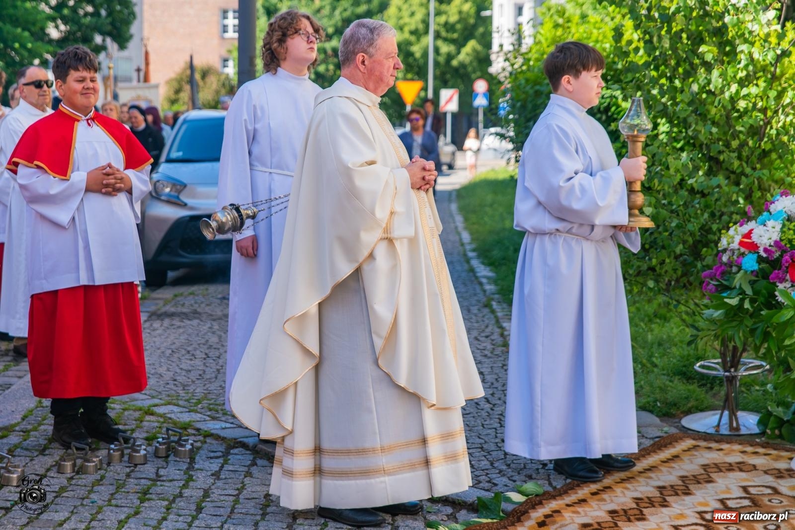Zdjęcie w galerii na portalu naszraciborz.pl: Procesja Bożego Ciała przeszła ulicami parafii WNMP [FOTO i WIDEO] wiadomości z regionu