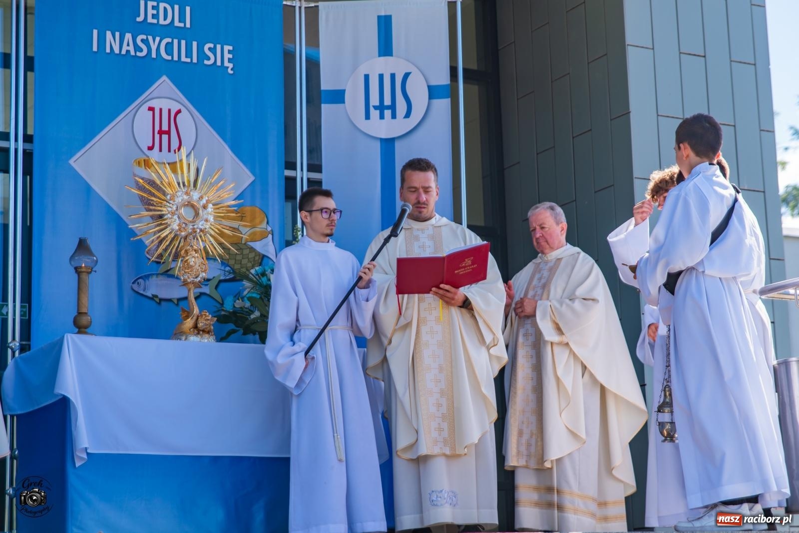 Zdjęcie w galerii na portalu naszraciborz.pl: Procesja Bożego Ciała przeszła ulicami parafii WNMP [FOTO i WIDEO] wiadomości z regionu