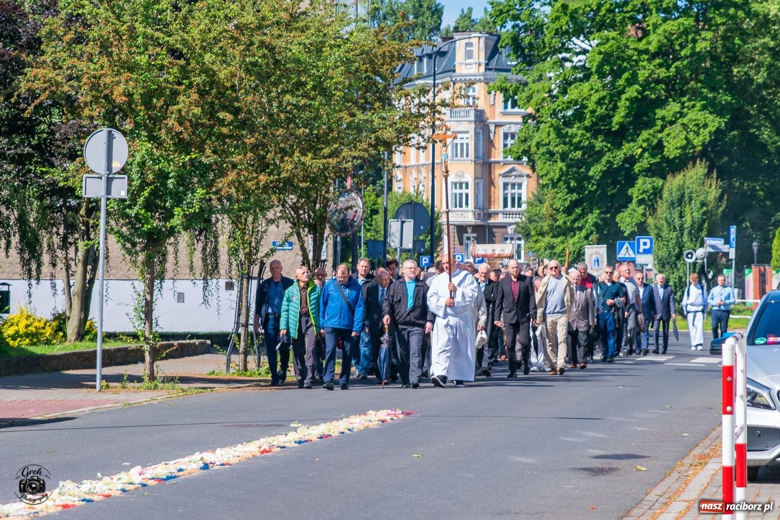 Zdjęcie w galerii na portalu naszraciborz.pl: Procesja Bożego Ciała przeszła ulicami parafii WNMP [FOTO i WIDEO] wiadomości z regionu